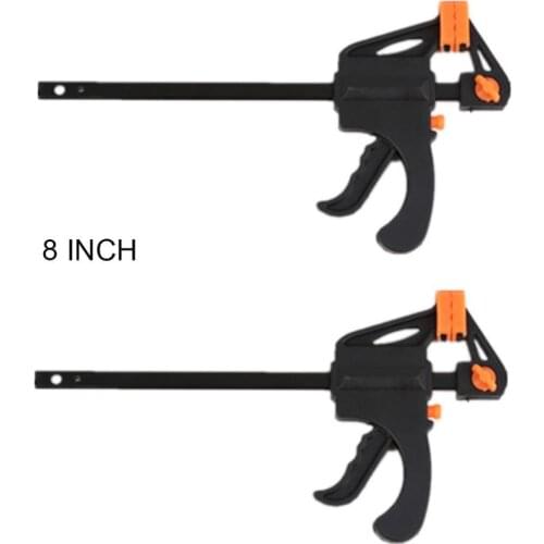 2pcs/set 4/6/8 Inches F-shaped Fixed Clip Woodworking Metal Board Glass Fast Clamps Carpentry Handle Clamp Au 20 Dropship
