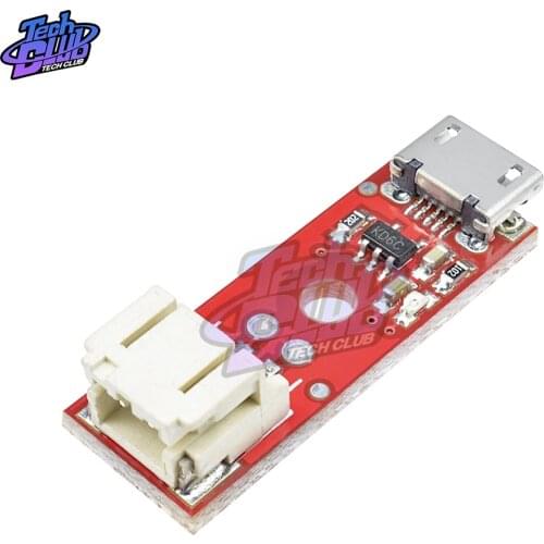 LiPo Charger Basic Micro USB 3.7V 500mA Li-Ion Lithium Battery Charger Module With LED JST-type Micro-USB Connector MCP73831T