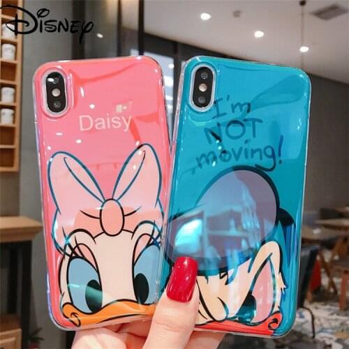 Disney Donald Duck for IPhone 7/8P/X/XR/XS/XSMAX/11/12Pro/12mini Cartoon Couple Simple Soft Shell