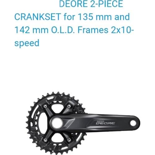 DEORE M4100 Series -FC-M4100-2 -MTB Crankset - 2-PIECE CRANKSET - 2-PIECE CRANKSET WITH SM-BB52 BBPARTS