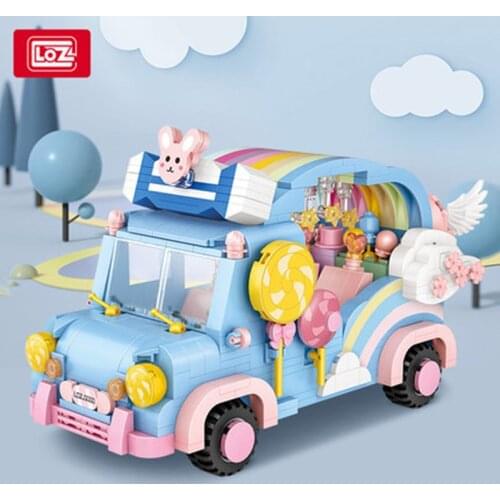 LOZ Mini Blocks Technic Car Model Bricks Building Blocks wedding car Block Set Micro Cartoon Car Bricks Christmas Gift 1119