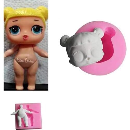 Head & Body Shapd Fondant Molds Candy Chocolate Pudding Mould Cake Decoration Tools