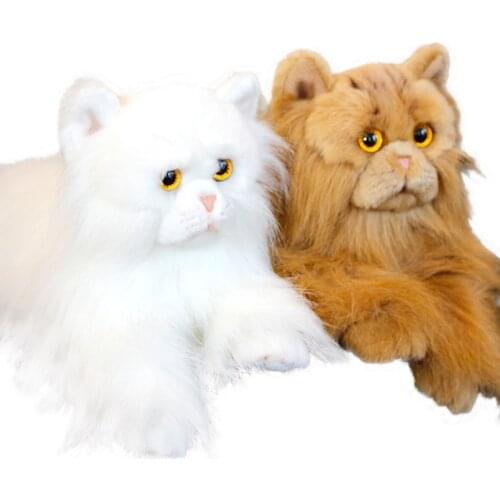 Quality Simulation Pet Animals Plush Doll Kawaii Mini Cat Schnauzer Cocker Spaniel Tibetan Mastiff Shar Pei Wolf Toy Gift Deco