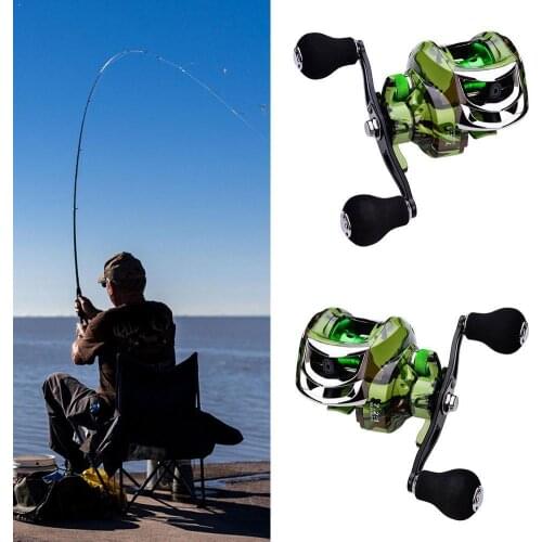 Fishing reels 19 1BB 9.1:1 8kg Carretilha Low Profile Reel Reel Bait Baitcasting Casting Fishing D9K7