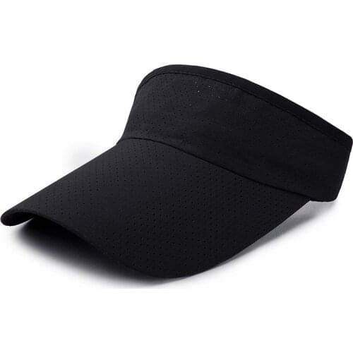 Tennis Caps Sun Sports Visor Hat For Men Women Running Beach Baseball Caps Solid Color Quick Dry Golf Hats