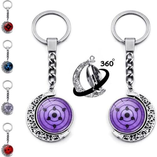 NARUTO Keychain Creative Peripheral Keychain for Schoolbag Zippers Car Keys Keychain Ring Alloy materials Christmas Gifts