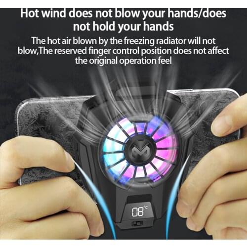 DL05 Fan Cooler Game Phone Cooler For IPhone Xiaomi Redmi Note 10 Redmagic 6 ROG 5 Mobile Phone Gaming Phone Cooler