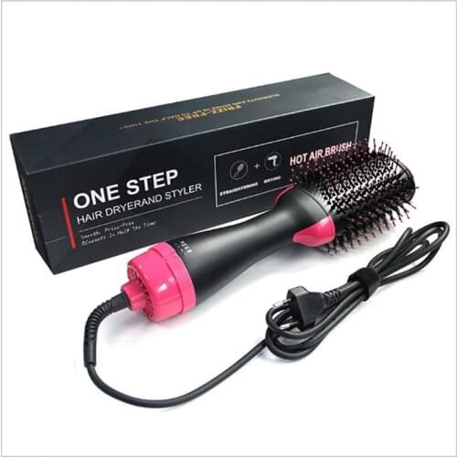 Multifunctional Hot Air Comb Anion Straight Hair Drying Comb 4 In 1 Hair Iron Curly Hair Straightening Hair Curlers for Women