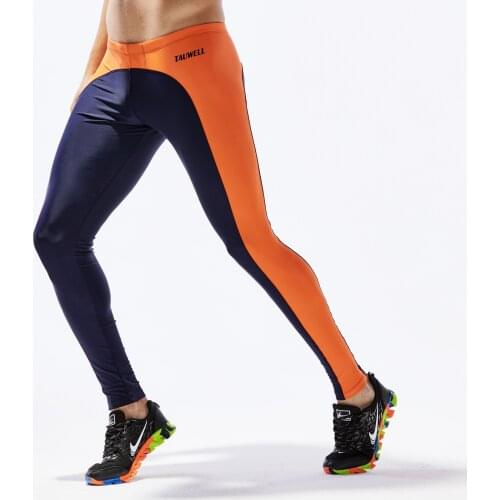 Mens Stretch Workout lounge pants home and out door pants sexy casual low-waist Compress Fitness Long Johns Pants