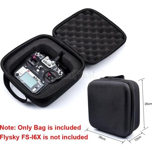 EVA Nylon Waterproof Damping Transmitter Bag Handbag for FRSKY X9D X7 FLYSKY I6 I6S I6X Radiolink AT9S AT10 Jumper T16 Carrying
