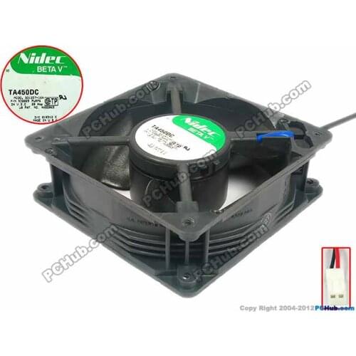 Nidec B31257-16A P/N 930009 PWRP6 TA450DC DC24V 0.28A 120x120x38mm