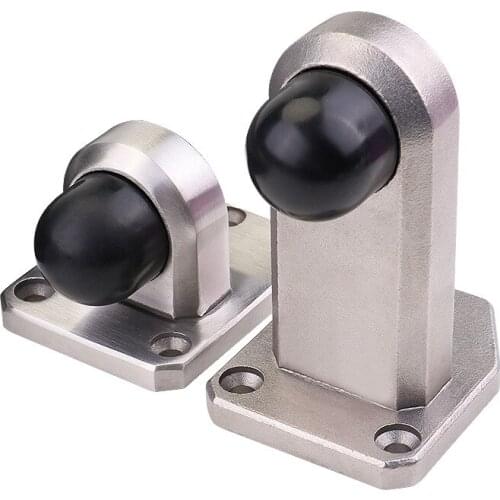 Stainless Steel Door Stopper,Heavy Stopper For Door Buffer,Rubber Silencer,Suitable For Heavy Doors,Furniture Hardware