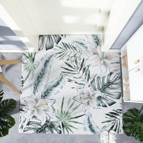 American Style PVC Anti-slip Mat Kitchen Mat Living Room Mat Entrance Door Mat Carpet Home Doormat Can Be Cut Custom Mat Carpet