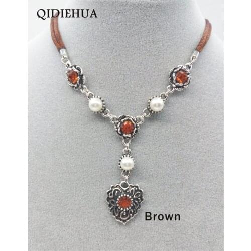 Женские ожерелья из жемчуга QIDIEHUA China At AliExpress