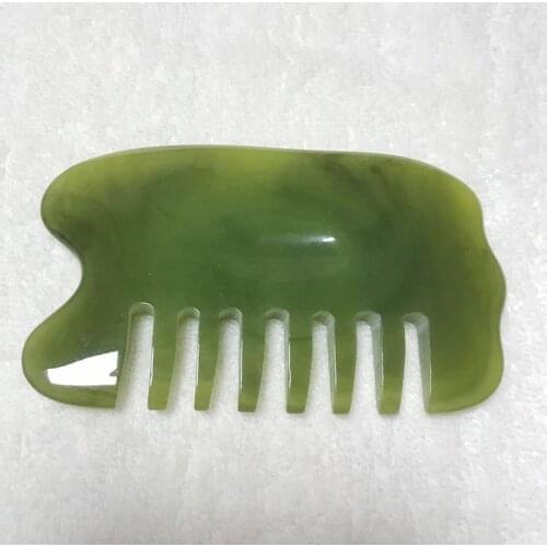 Resin Wax Head Massage Comb Back and Neck Whole Body Meridian Scraping Board Physical Therapy Nursing Hair Spa Health Care Tool
