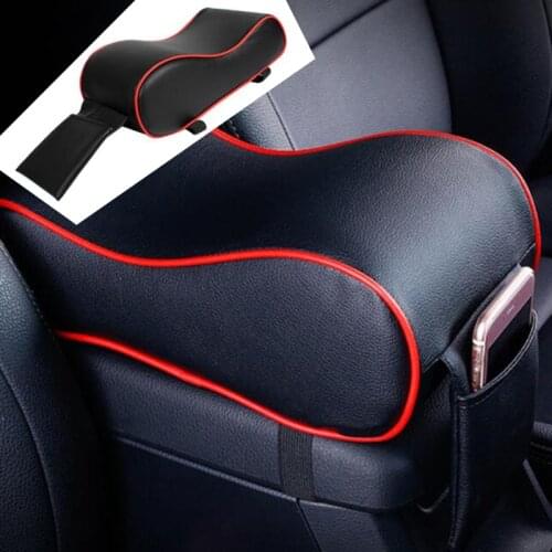 Stylish Car Central Console Armrest Box Soft Heighten Pad Cushion with Pocket Car Armrest Box Pad for BMW all series 1 2 3 4 5 6