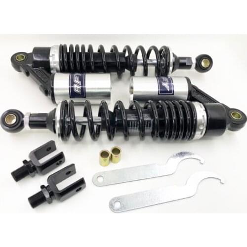 Universal 12.5 "320mm Motorcycle Air Shock Absorber Rear Suspension For Yamaha Motor Scooter ATV U-Shaped Swivel 335mm