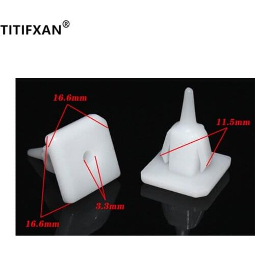 15PCS Auto plastic fastener for Mitsubishi Lioncel Pajero SPORT MIVEC V3 V5 Lancer side skirt bottom edge clips