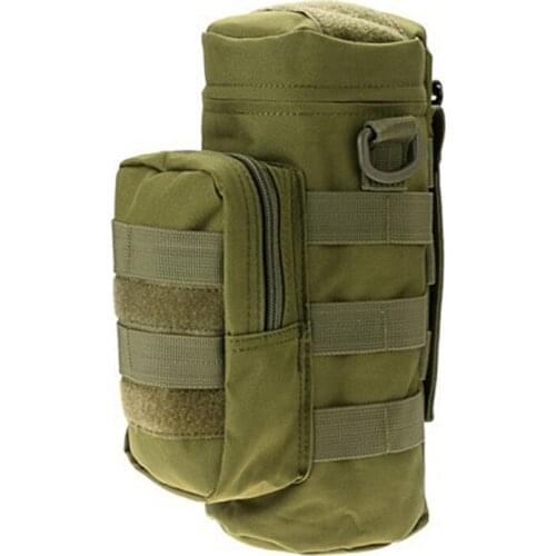 2018 Outdoors Molle Water Bottle Pouch Tactical Gear Kettle Waist Shoulder Bag for Army Fans Climbing Hiking Camping Water Bags
