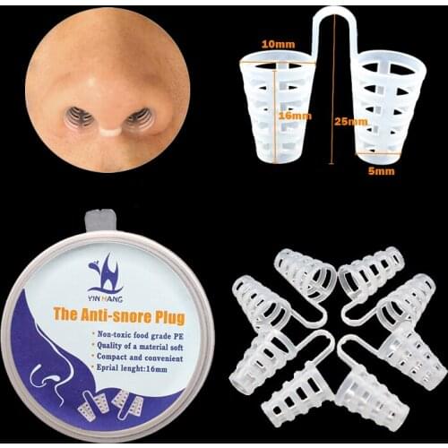 4Pcs Anti-snore Nose Clip Anti-Snoring Magnetic Breathe Aid Purifier Stop Snore Device Anti Snore Apnea Sleeping Aid Equipment