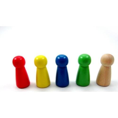 5Pcs/Set Chess Pieces Board Game Accessories Wood Pawn/Chess Card Pieces For Board Game and Other Games Accessories