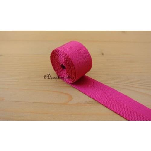 5 yards 1 inch(25mm) heavy weight nylon webbing Ruban for bag purse strap handles ZD57