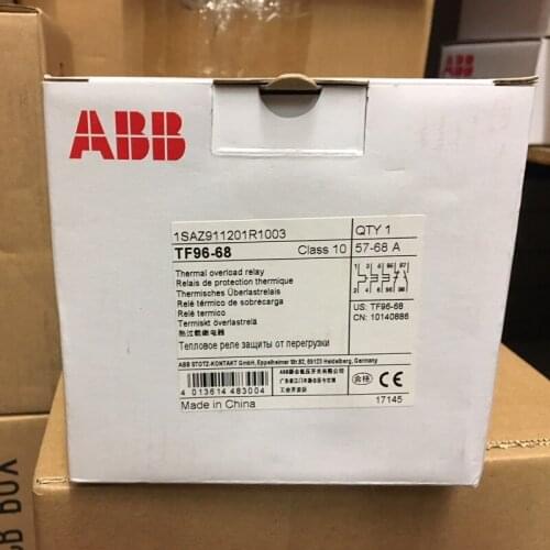 ABB TF96 thermal overload relays TF96-51 TF96-60 TF96-68 TF96-78 TF96-87 TF96-96