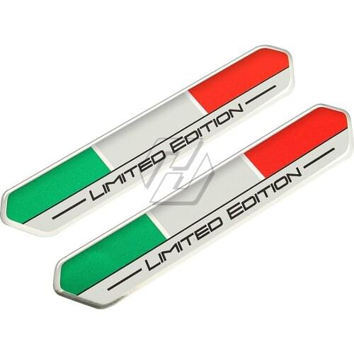 HIGH GLOSS DOMED GEL FINISH Italy Flag Limited Edition Sticker Motorcycle Tank Pad Decal Case for Aprilia Ducati for Moto