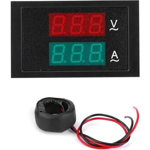 DL85-2042 Dual Display AC 80V-300V 0-100A AC Voltmeter Ammeter Voltage Meter