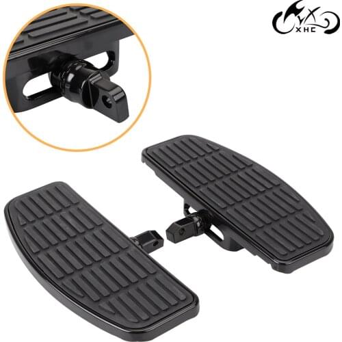 Motor Black Metal Steel Front Left & Right Side Rider Floorboards For Harley For Honda Shadow ACE VT400/750 VT750C VT750DC 97-03