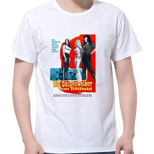 Faster Pussycat Kill Russ Meyer Exploitation Sexploitation Cult Movie Print Oversized Tops Tee t shirts Harajuku Men clothing