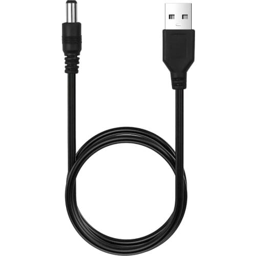 Kebidumei new product USB to DC 5.5mm inner diameter 2.1mm power cord 5V charger power cord USB power cord for MP3/MP4 player