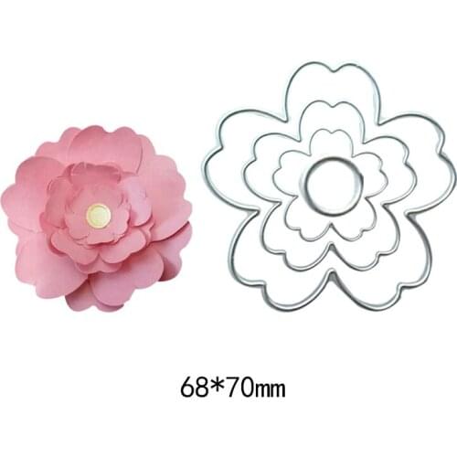 Metal Cutting Dies Flowers Stencils DIY Scrapbooking Dies Metal steel Cuts photo Album Paper Cards Crafts Embossing Templates