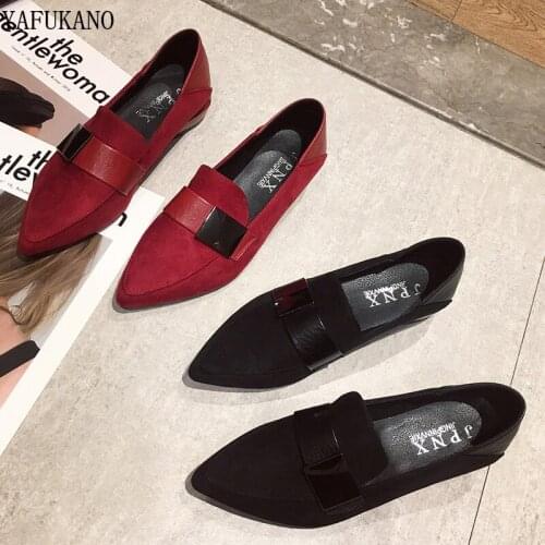 Fashion Pointed Toe Casual Shoes Women 3 Cm Low Heel Women Pumps Fashion Metal Decoration Comfortable Ladies Shoes