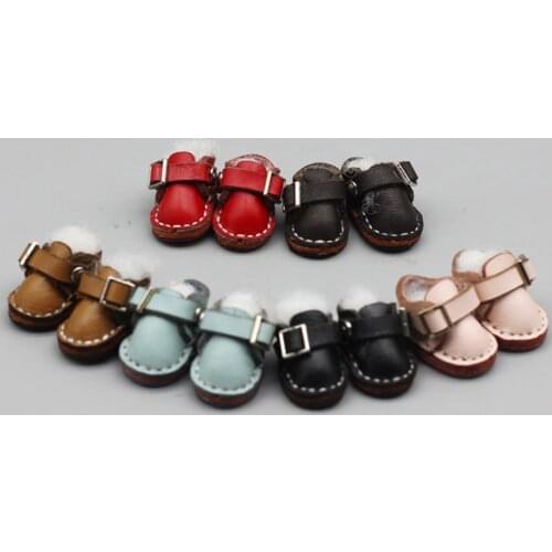 New fashion 12 inches Leather shoes for Blyth doll shoes (suitable for Blyth, AZ, licca, Pullip doll) 2.3 * 1.3 cm
