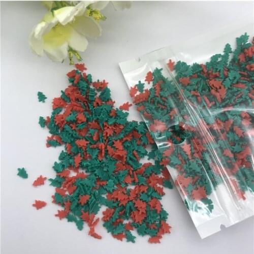 20g Christmas Tree for Resin DIY Supplies Nails Art Polymer Clear Clay accessories DIY Sequins scrapbook shakes Craft
