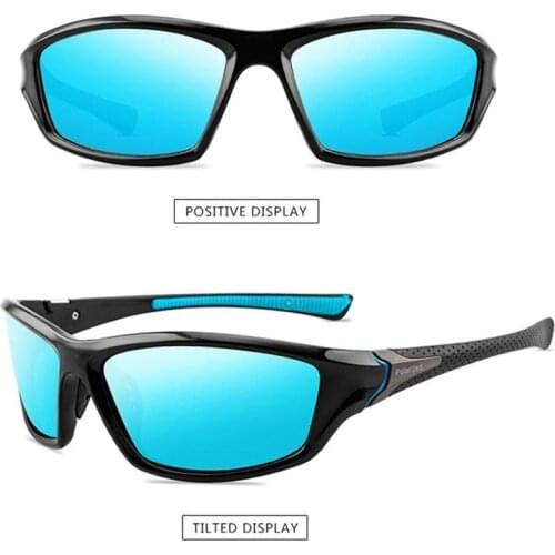 Polarized Night Vision Sports Sunglasses Polarized Fishing Glasses Summer Outdoor HD UV Protection Sunglasses Climbing Glasses