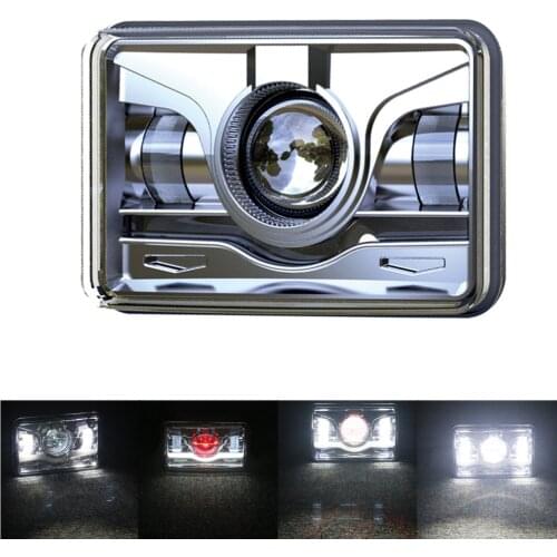 4X6 Inch LED Headlights Replacement H4651 H4652 H4656 H4666 H6545 for GMC Ford Trucks(Pack of 1)