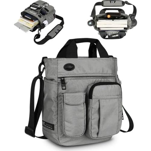 Crossbody Messenger Bag, Multi-functional Shoulder Bag, Laptop Bag for for Men and Women College School Business Sport Travel