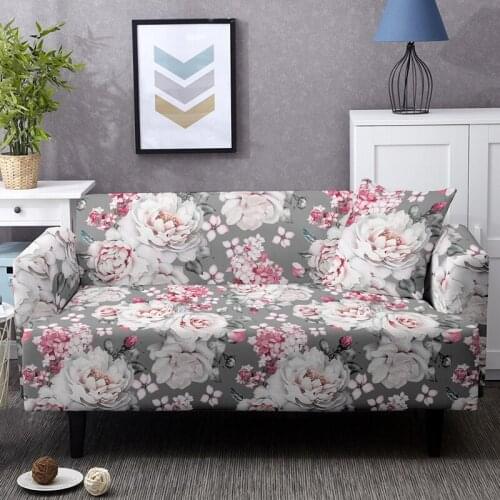 All-cover Slipcover Slip-resistant Floral Elastic Sofa Cover Removable Stretch Couch Covers 1/2/3/4 Seat Pillowcase Available