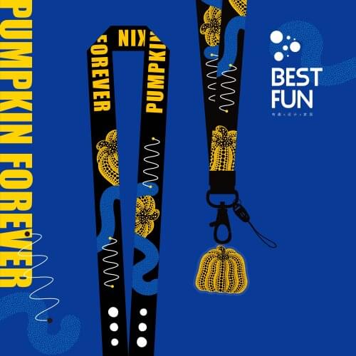 Yayoi Kusama Pumpkin Art Lanyard For Phone keychain sling Luxury Phone Neck Rope Lanyard & Staff Cards Neck Strap Camera