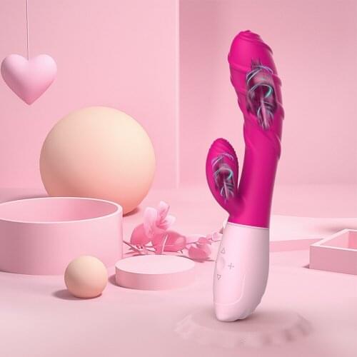 Female Clitoral Vibrator Rabbit Vibrator Powerful Dual-motor Masturbator Vagina G-spot Stimulator Adult Sex Product for Woman