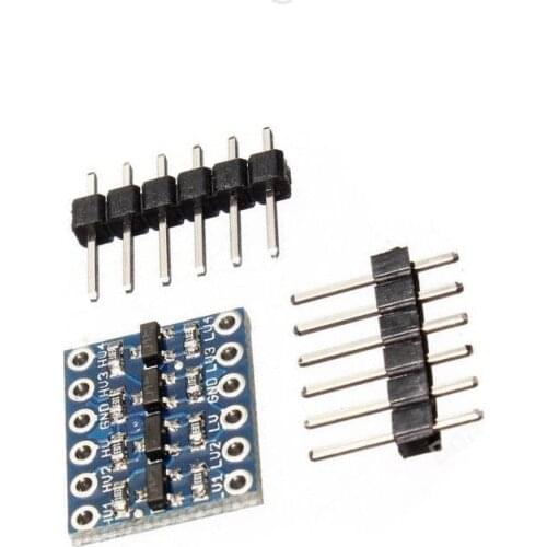 1 Pcs 4 Channel IIC I2C Logic Level Converter Bi-Directional Module 5V ~3.3V