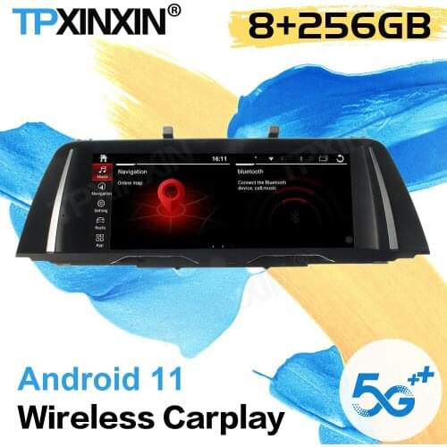 256G Radio Receiver Android 11 Auto For BMW 5 Series F10 F11 2009 2010 2011 2012 2013 2014 2015 2016 GPS Video Player Head Unit