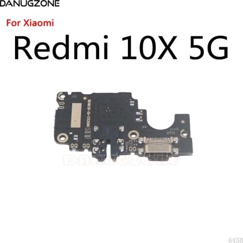 30PCS/Lot For Xiaomi Redmi 10X 4G 5G NOTE 9 USB Charging Dock Port Socket Jack Plug Connector Charge Board Flex Cable