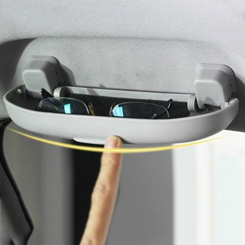 Car Glasses Storage Box Case For Volvo S60 S90 XC90 S80 XC60 V60 V40 2010-2016 For Renault Koleos Latitude, auto accessories