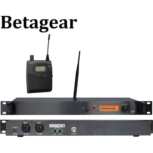 Betagear bk2000 mono in ear monitor wireless system professional sound stage uhf IEM 1 transmitter 1 receiver performance stage