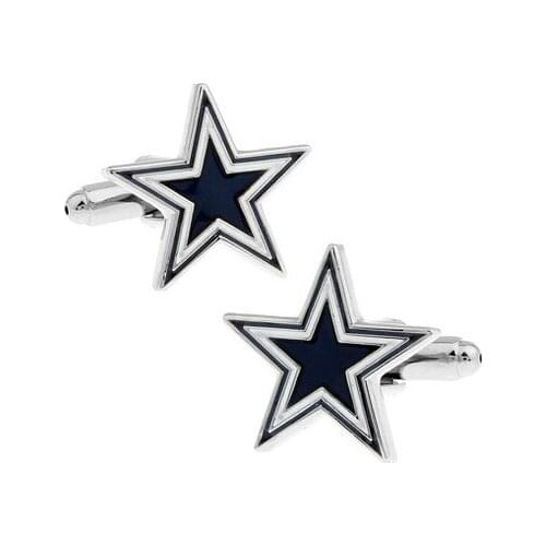 C-MAN Luxury shirt five-pointed star cufflink for mens Brand cuff buttons cuff links High Quality abotoaduras Jewelry