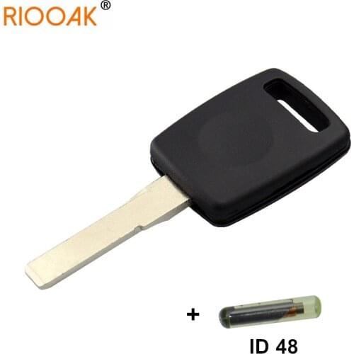 Ignition Transponder ID48 Chip Car Remot Key Case Fob Shell for Audi A4 A4L A6 A6L A3 Q3 Auto Key Cover