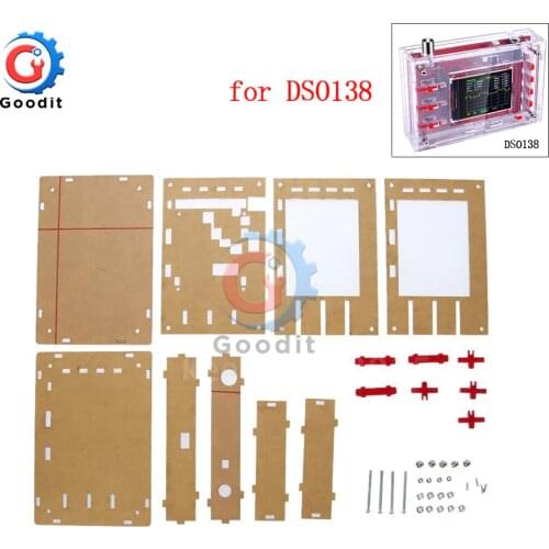 New Clear Acrylic Case Shell housing for 2.4" TFT Digital Oscilloscope